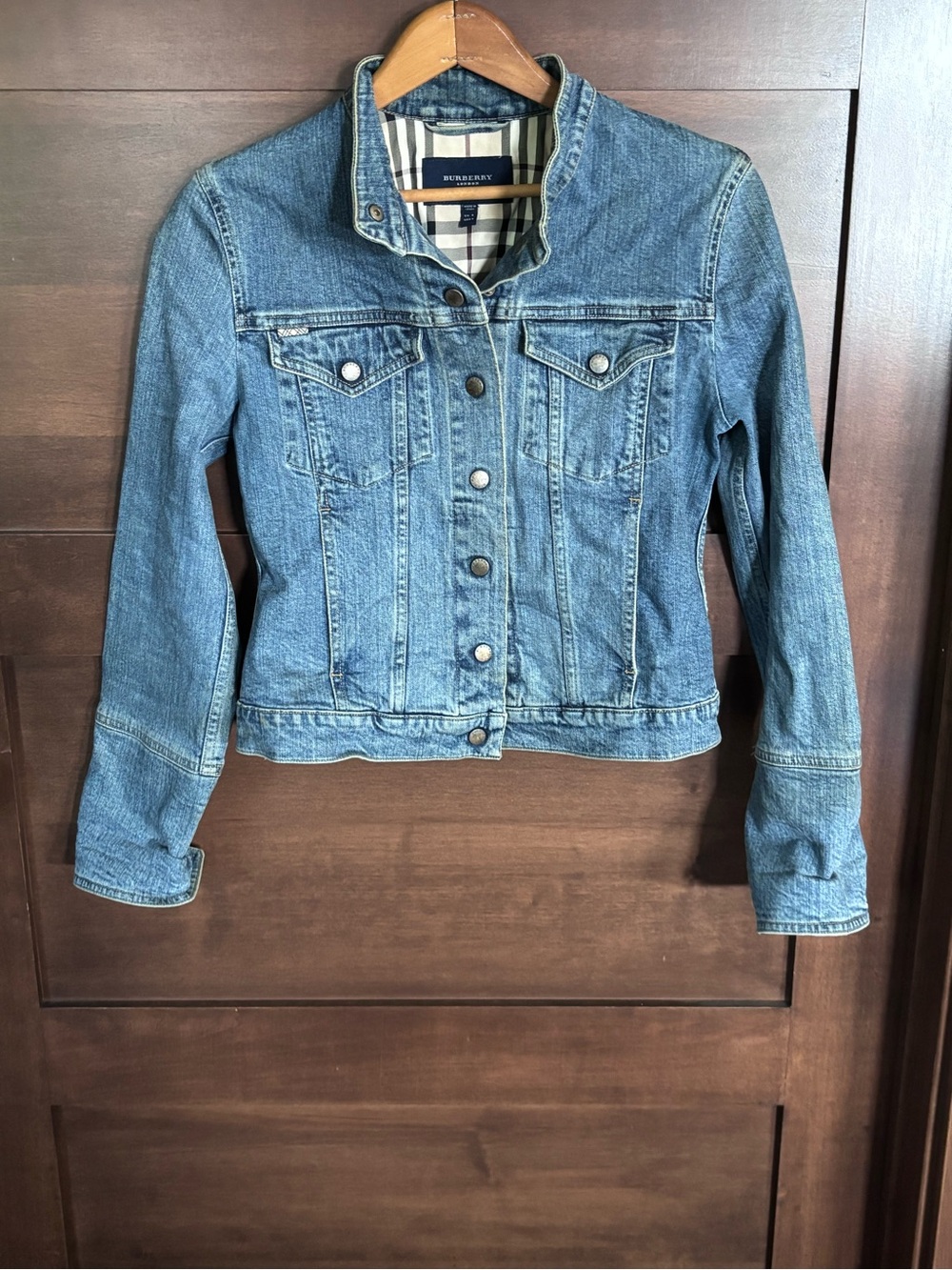 Vintage Authentic Denim Burberry Jacket - Picture 2 of 7